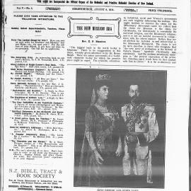 The New Zealand Methodist Times: 8th August 1914