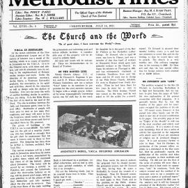 The New Zealand Methodist Times: 16th July 1927