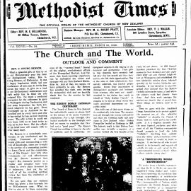 The New Zealand Methodist Times: 26th March 1938