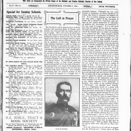 The New Zealand Methodist Times: 3rd October 1914
