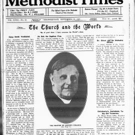 The New Zealand Methodist Times: 10th September 1927