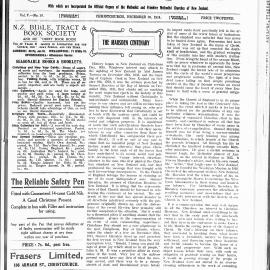 The New Zealand Methodist Times: 26th December 1914
