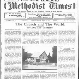 The New Zealand Methodist Times: 30th July 1938
