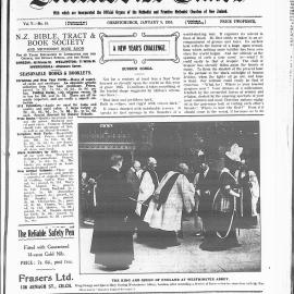 The New Zealand Methodist Times: 9th January 1915