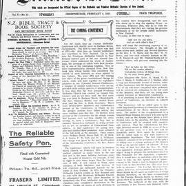 The New Zealand Methodist Times: 6th February 1915