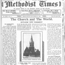 The New Zealand Methodist Times: 24th September 1938