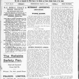 The New Zealand Methodist Times: 6th March 1915