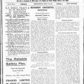 The New Zealand Methodist Times: 20th March 1915