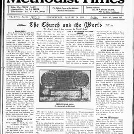 The New Zealand Methodist Times: 28th January 1928