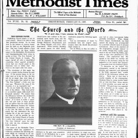 The New Zealand Methodist Times: 25th February 1928