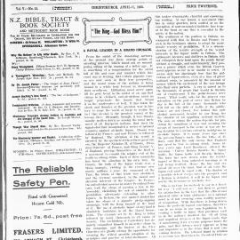 The New Zealand Methodist Times: 17th April 1915