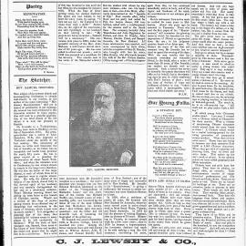 The New Zealand Methodist Times: 14th February 1891