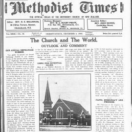 The New Zealand Methodist Times: 3rd December 1938