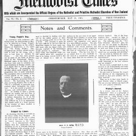 The New Zealand Methodist Times: 15th May 1915
