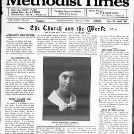 The New Zealand Methodist Times: 21st April 1928