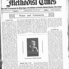 The New Zealand Methodist Times: 10th July 1915