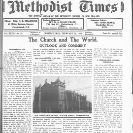 The New Zealand Methodist Times: 11th February 1939