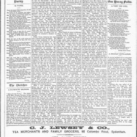 The New Zealand Methodist Times: 4th April 1891