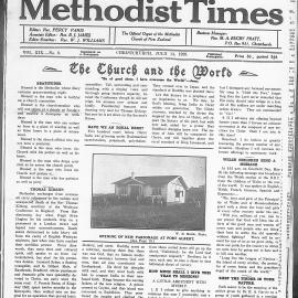 The New Zealand Methodist Times: 14th July 1928