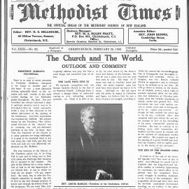 The New Zealand Methodist Times: 25th February 1939
