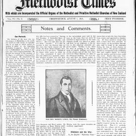 The New Zealand Methodist Times: 7th August 1915