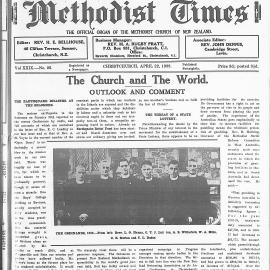 The New Zealand Methodist Times: 22nd April 1939