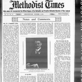 The New Zealand Methodist Times: 2nd October 1915