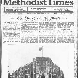 The New Zealand Methodist Times: 22nd September 1928