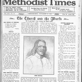 The New Zealand Methodist Times: 17th November 1928