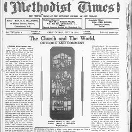 The New Zealand Methodist Times: 15th July 1939