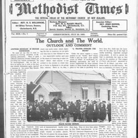 The New Zealand Methodist Times: 29th July 1939