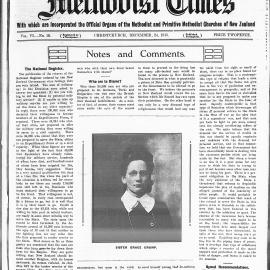 The New Zealand Methodist Times: 24th December 1915