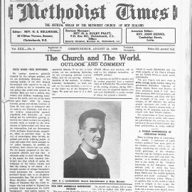 The New Zealand Methodist Times: 12th August 1939