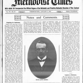 The New Zealand Methodist Times: 8th January 1916