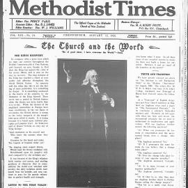 The New Zealand Methodist Times: 12th January 1929