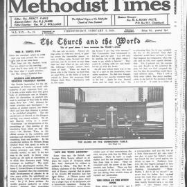 The New Zealand Methodist Times: 9th February 1929