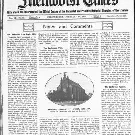 The New Zealand Methodist Times: 19th February 1916
