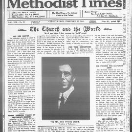 The New Zealand Methodist Times: 23rd February 1929