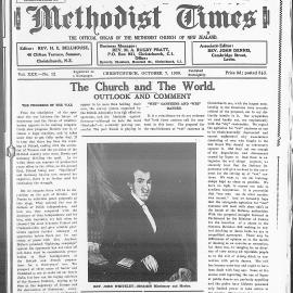 The New Zealand Methodist Times: 7th October 1939