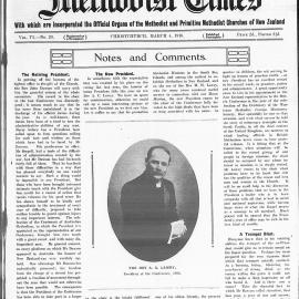 The New Zealand Methodist Times: 4th March 1916