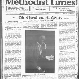 The New Zealand Methodist Times: 9th March 1929