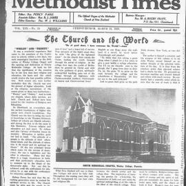 The New Zealand Methodist Times: 23rd March 1929
