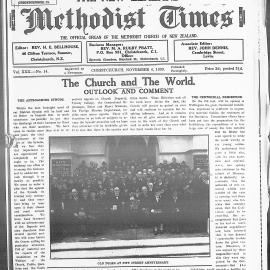 The New Zealand Methodist Times: 4th November 1939