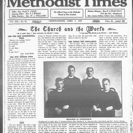 The New Zealand Methodist Times: 6th April 1929