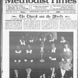The New Zealand Methodist Times: 20th April 1929