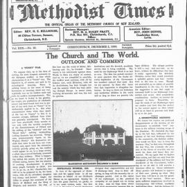 The New Zealand Methodist Times: 2nd December 1939