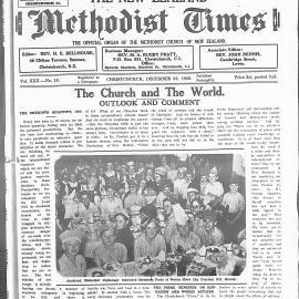 The New Zealand Methodist Times: 30th December 1939