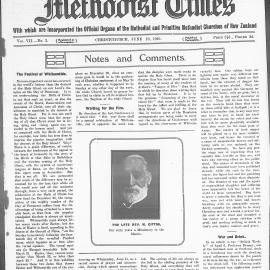 The New Zealand Methodist Times: 10th June 1916