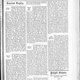The New Zealand Methodist Times: 3rd October 1891