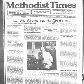 The New Zealand Methodist Times: 10th August 1929